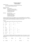 Chemistry Chapter 17