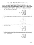 dynamics problem solving – 2