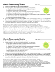 Wanted: Disease-causing Bacteria Due Date Choose ONE