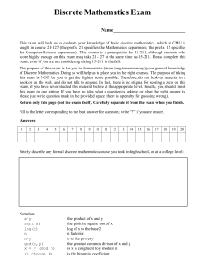 21-127Placement - Carnegie Mellon School of Computer Science