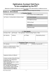 2. Ophthalmic contract visit form