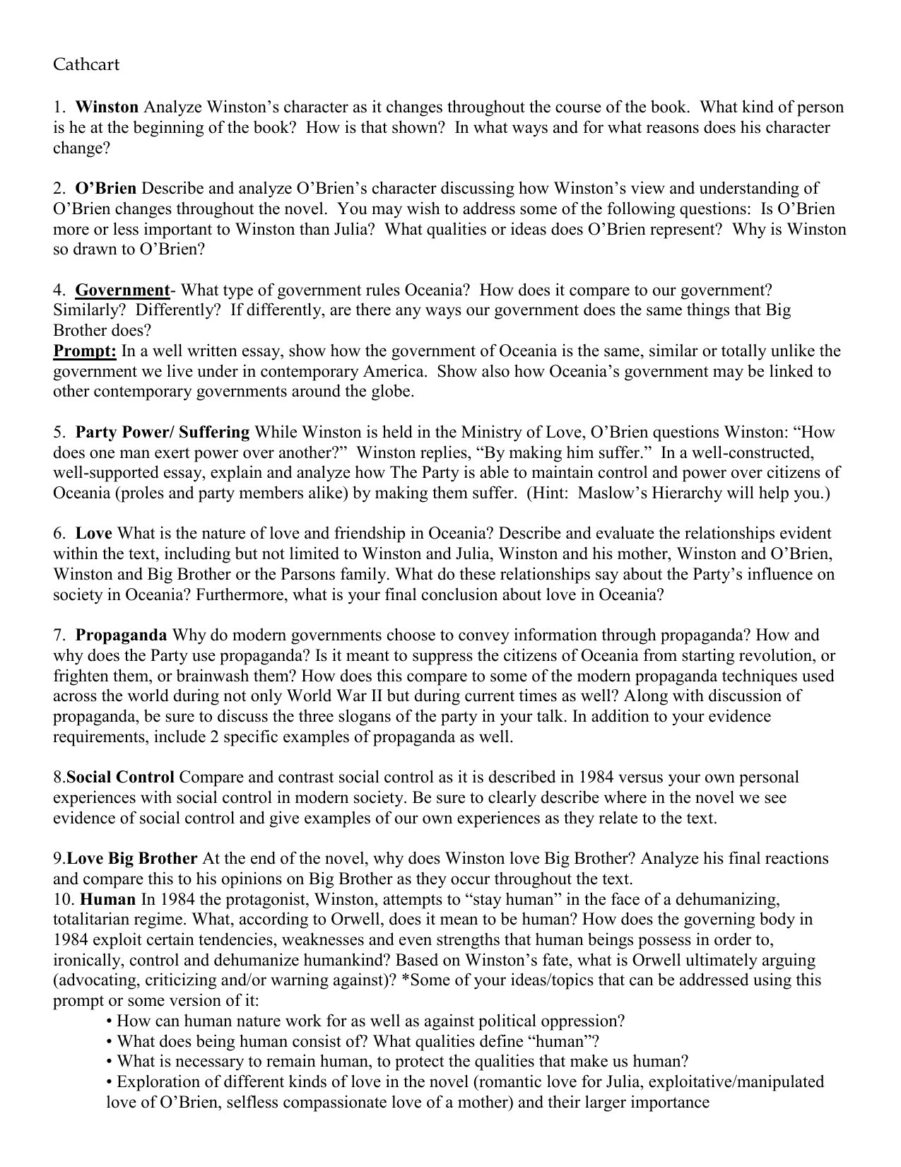 1984 dehumanization essay Postmodernist prose and george orwell his essay “politics and the english language “man is the ideology of dehumanization. 1984 dehumanization essay Postmodernist prose and george orwell his essay “politics and the english language “man is the ideology of dehumanization.