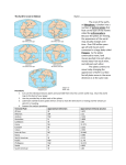 The Earth`s Crust in Motion Name The crust of the earth, or