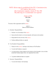 Bylaws Template