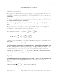 LINEAR DEPENDENCE AND RANK