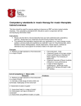 View Competancy Standards Form