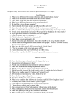 Diseases Worksheet - Hickman Science Department