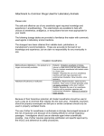 Attachment A--Common Drugs Used for Laboratory Animals