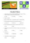 Alcohol Quiz - eduBuzz.org