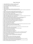 Digestive and Excretory Systems Study Guide Ch. 38