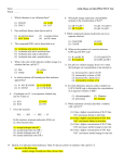 Unit 10 PRACTICE Test with Answers