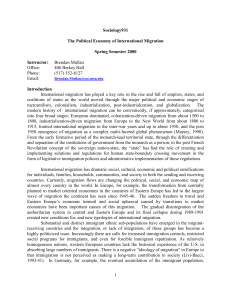 International Migration in the ECE Region