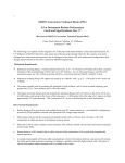 MMTO Conversion Technical Memo #99-1