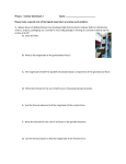 Physics – Inclines Worksheet 2 Name: Please make a special note