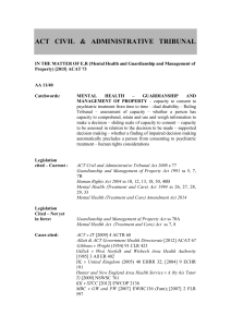 amendments to the mental health act