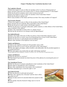 ISN Reading Notes 9 Constitution Question Cards