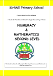 Second Level Numeracy