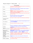 Physics Chapter 1-3 Review