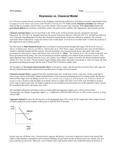 Keynesian Model