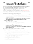 Empathy Belly Rubric - Rochester Community Schools