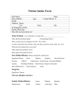 Patient Intake Form