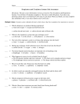 Circulatory and Respiratory Systems Unit Assessment