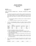 Previous Final Exam Questions - University of Hartford`s Academic