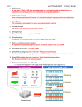 KEY UNIT TWO TEST – STUDY GUIDE Define primer. A short piece