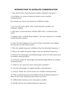 INTRODUCTION TO SATELLITE COMMUNICATION