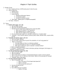 Chapter 4 Test Outline - Conackamack Middle School