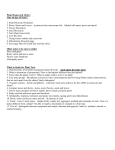 Test Review Sheet and Organization of Plant HW