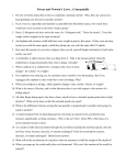 Newton`s Laws…Conceptually