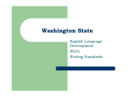 ELD Writing Standards