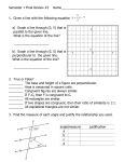 Semester 1 Final Review B