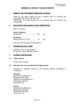 summary of product characteristics