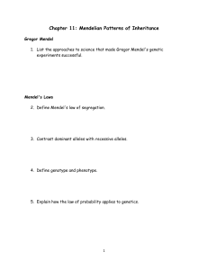 Worksheet - Biology Junction