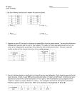 Worksheet on Linear Transformations from Class