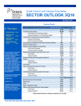 Credit Unions and Caisses Populaires SECTOR OUTLOOK 3Q16