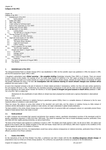 Chapter XX Collapse of IPCC