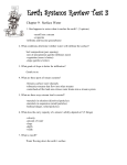 Earth Systems Review Test 3