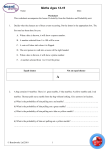 Probability Worksheet