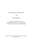 doc of "Mental Health Legislation and Human Rights "