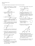 Geometry Retest Test 3 Review