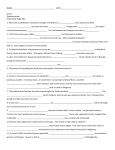 Reconstruction Fill-In the Blank Worksheet