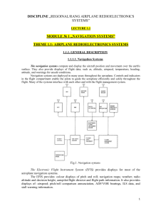 DISCIPLINE „REGOINAL/RANG AIRPLANE REDIOELECTRONICS