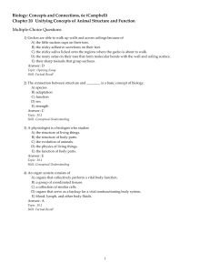 Biology: Concepts and Connections, 6e (Campbell)