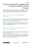 What is Trusted Computing and Digital Rights Management