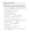 Astronomy Name Formation of the Solar System Directions: Use the