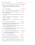 Parts of Flowers Test Review 2014 Answer Key
