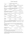 Economic Vocabulary Quiz - Southwest Golden Eagles